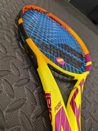 Babolat Pure Aero Tennis Racket Restring with Stencil