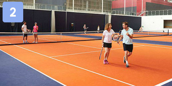 David Lloyd Chigwell Indoor Tennis Courts
