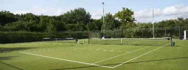 David Lloyd Chigwell synthetic grass outdoor tennis court