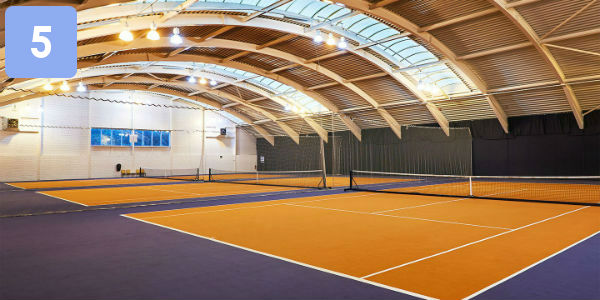 David Lloyd Gidea Park Indoor Tennis Courts