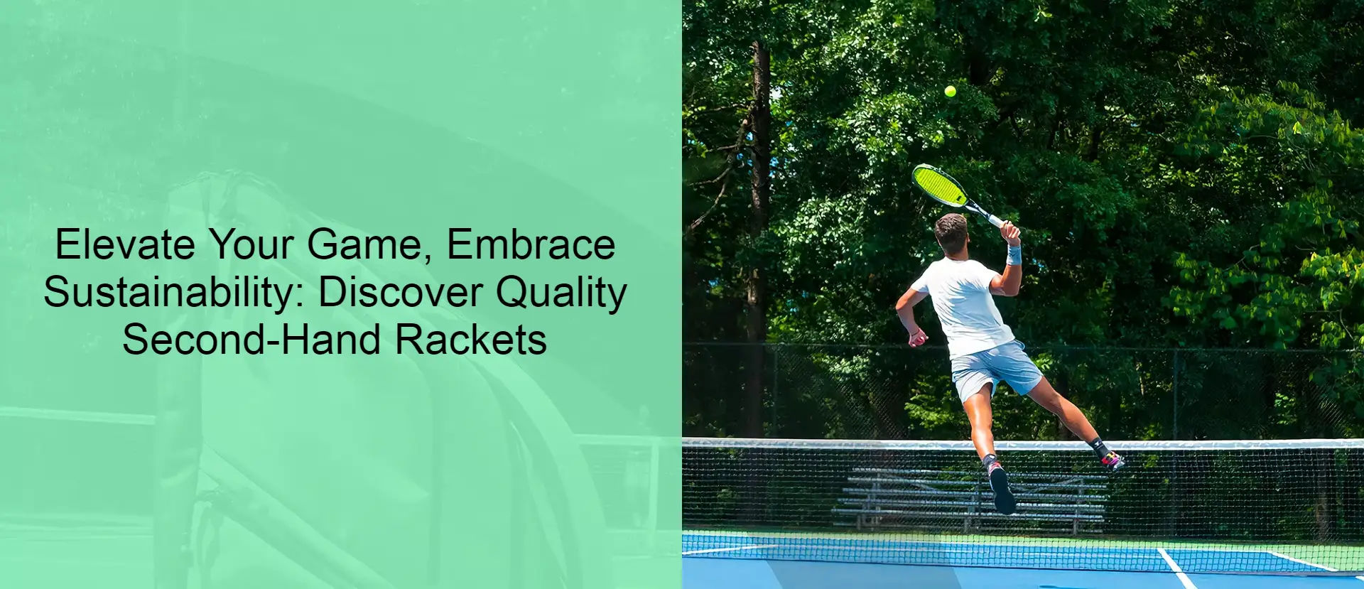 Pre owned tennis rackets desktop feature image
