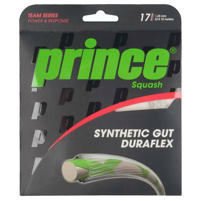 Prince Synthetic Gut with Duraflex tennis string set