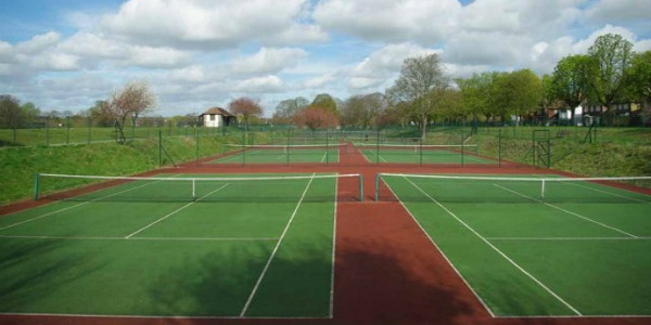 Raphael Park Tennis Courts in Romford, Essex