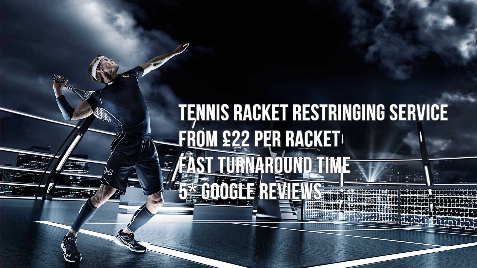 Tennis racket stringing desktop feature image